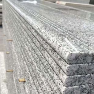 亳州芝麻白楼梯踏步 花岗岩楼梯板材