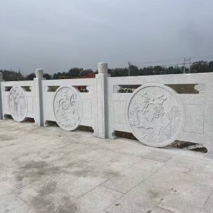 亳州芝麻白河道栏杆 石材栏杆