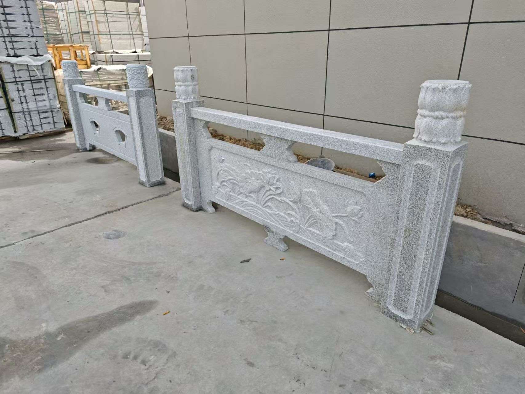 亳州芝麻白河道栏杆 石材栏杆