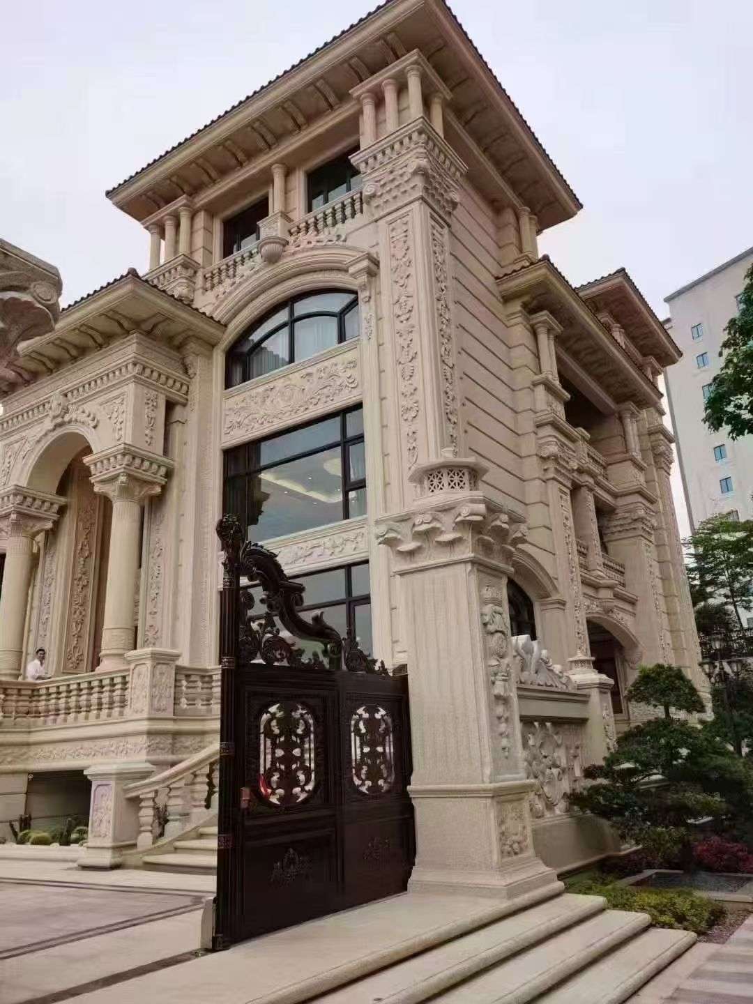 亳州黄金麻别墅外墙异形定制