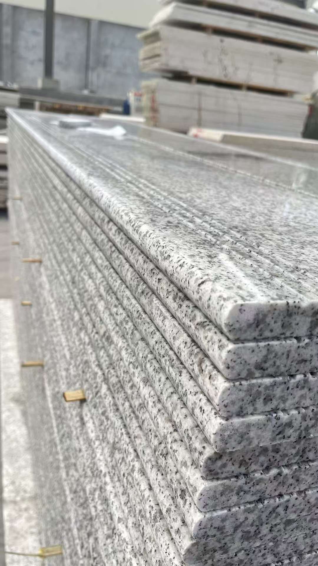 亳州芝麻白楼梯踏步 花岗岩楼梯板材